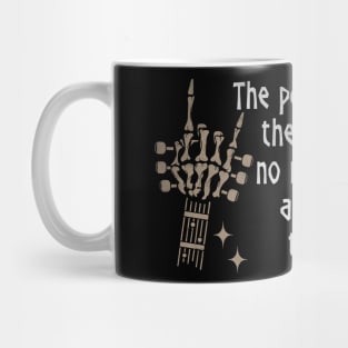 The Point's That There Ain't No Romance Around There Skeleton Hands Mug